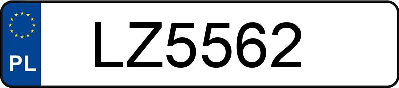 Numer rejestracyjny LZ 5562 posiada CFMOTO CFORCE 450 - LZ5562