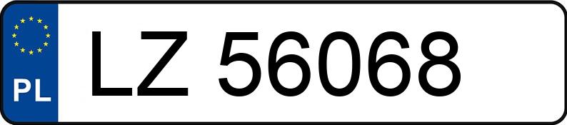 Numer rejestracyjny LZ 56068 posiada VOLKSWAGEN PASSAT - LZ56068