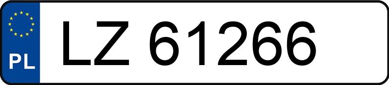 Numer rejestracyjny LZ 61266 posiada AUDI A3 - LZ61266 Numer rejestracyjny LZ 61266 posiada AUDI A3 - LZ61266