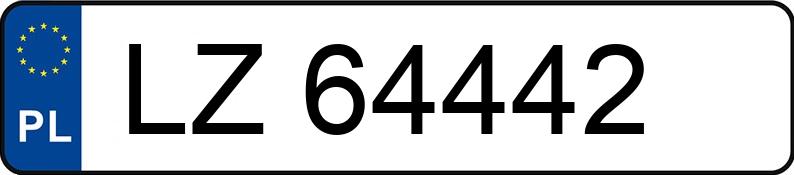 Numer rejestracyjny LZ 64442 posiada FIAT PUNTO - LZ64442