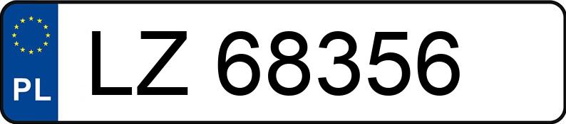 Numer rejestracyjny LZ 68356 posiada FORD MONDEO - LZ68356