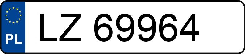Numer rejestracyjny LZ 69964 posiada HONDA JAZZ - LZ69964 Numer rejestracyjny LZ 69964 posiada HONDA JAZZ - LZ69964