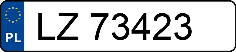Numer rejestracyjny LZ 73423 posiada PEUGEOT BOXER - LZ73423 Numer rejestracyjny LZ 73423 posiada PEUGEOT BOXER - LZ73423