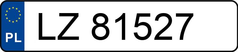 Numer rejestracyjny LZ 81527 posiada BMW 535D - LZ81527 Numer rejestracyjny LZ 81527 posiada BMW 535D - LZ81527