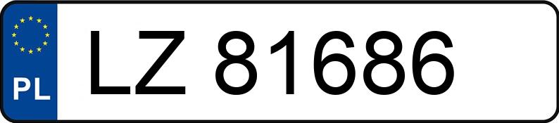 Numer rejestracyjny LZ 81686 posiada BMW 320 D - LZ81686 Numer rejestracyjny LZ 81686 posiada BMW 320 D - LZ81686