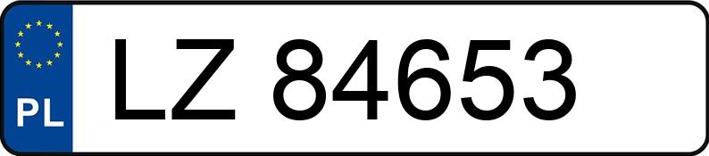 Numer rejestracyjny LZ 84653 posiada RENAULT LAGUNA - LZ84653 Numer rejestracyjny LZ 84653 posiada RENAULT LAGUNA - LZ84653
