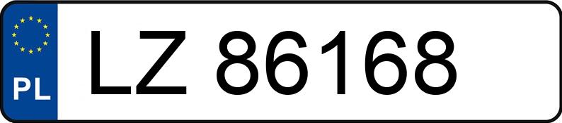 Numer rejestracyjny LZ 86168 posiada BMW 320D - LZ86168 Numer rejestracyjny LZ 86168 posiada BMW 320D - LZ86168