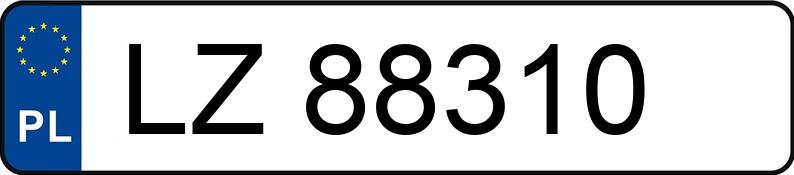 Numer rejestracyjny LZ 88310 posiada OPEL ANTARA - LZ88310