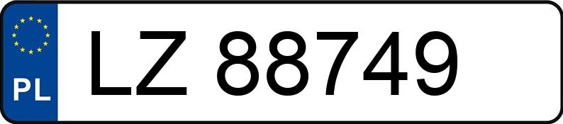 Numer rejestracyjny LZ 88749 posiada HYUNDAI IX35 - LZ88749