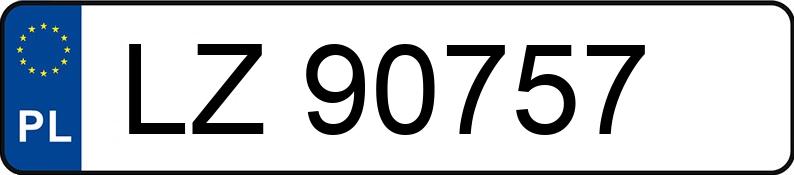 Numer rejestracyjny LZ 90757 posiada JEEP PATRIOT - LZ90757