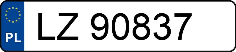 Numer rejestracyjny LZ 90837 posiada VOLKSWAGEN Passat B6 3.2 MR`05 E4 Highline 4MOTION DSG - LZ90837