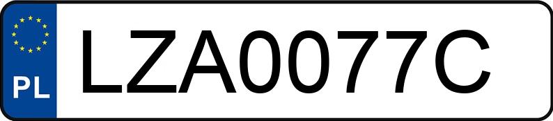 Numer rejestracyjny LZA 0077C posiada MINI [BMW] Mini 1.6 MR`10 E5 One - LZA0077C