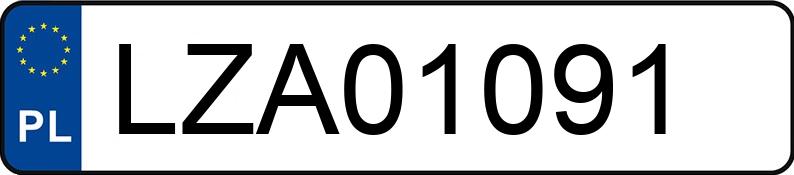 Numer rejestracyjny LZA 01091 posiada AUDI 80 2.0 KAT - LZA01091 Numer rejestracyjny LZA 01091 posiada AUDI 80 2.0 KAT - LZA01091