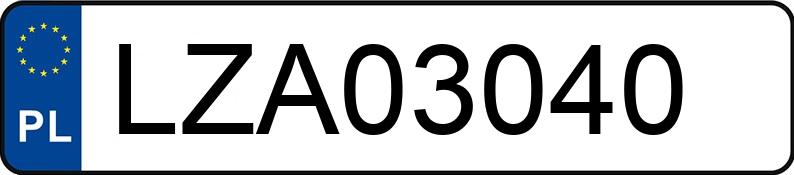 Numer rejestracyjny LZA 03040 posiada VOLKSWAGEN Polo III 1.4 Kat. MR`94 60 - LZA03040 Numer rejestracyjny LZA 03040 posiada VOLKSWAGEN Polo III 1.4 Kat. MR`94 60 - LZA03040