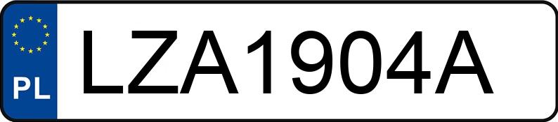Numer rejestracyjny LZA 1904A posiada RENAULT Scenic 1.6 MR`99 E3 Expression+ Aut. - LZA1904A