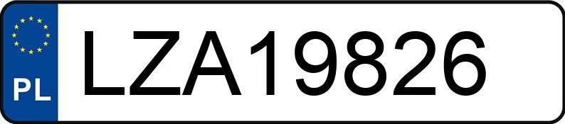 Numer rejestracyjny LZA 19826 posiada BMW 320 Diesel Kat. MR`98 E46 320 Diesel Kat. MR`98 E46 - LZA19826
