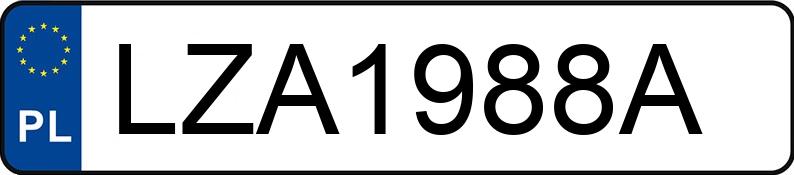 Numer rejestracyjny LZA 1988A posiada BMW 520 Touring Diesel DPF MR`07 E4 E61 520 Touring Diesel DPF MR`07 E4 E61 - LZA1988A