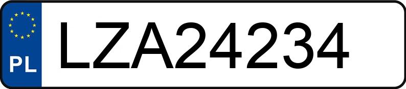 Numer rejestracyjny LZA 24234 posiada OPEL VECTRA-C - LZA24234