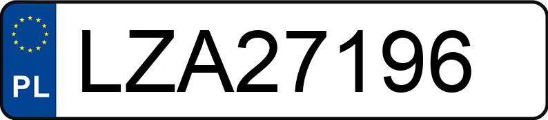 Numer rejestracyjny LZA 27196 posiada OPEL Vectra B 2.0i Kat. MR`95 CDX - LZA27196 Numer rejestracyjny LZA 27196 posiada OPEL Vectra B 2.0i Kat. MR`95 CDX - LZA27196