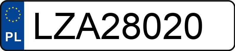 Numer rejestracyjny LZA 28020 posiada SEAT LEON - LZA28020 Numer rejestracyjny LZA 28020 posiada SEAT LEON - LZA28020