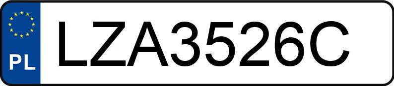 Numer rejestracyjny LZA 3526C posiada VOLVO S60 - LZA3526C Numer rejestracyjny LZA 3526C posiada VOLVO S60 - LZA3526C