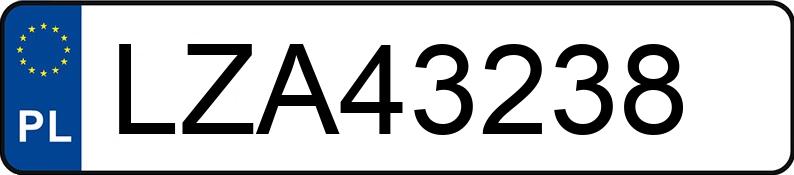Numer rejestracyjny LZA 43238 posiada MAZDA 323F - LZA43238 Numer rejestracyjny LZA 43238 posiada MAZDA 323F - LZA43238