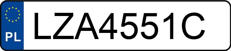 Numer rejestracyjny LZA 4551C posiada HYUNDAI TUCSON IX35 - LZA4551C