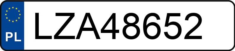 Numer rejestracyjny LZA 48652 posiada RENAULT MEGANE - LZA48652