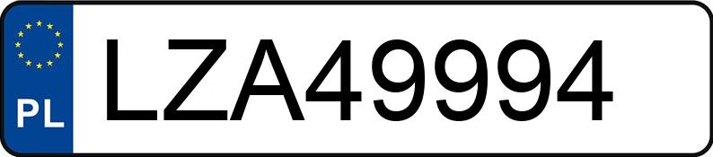 Numer rejestracyjny LZA 49994 posiada AUDI A8 4.2 QUATTRO - LZA49994 Numer rejestracyjny LZA 49994 posiada AUDI A8 4.2 QUATTRO - LZA49994