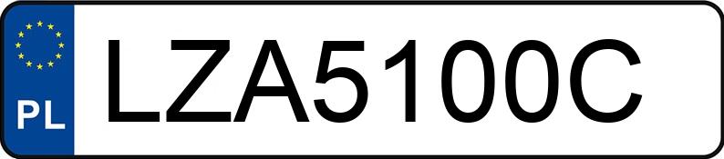 Numer rejestracyjny LZA 5100C posiada AUDI S3 QUATTRO - LZA5100C Numer rejestracyjny LZA 5100C posiada AUDI S3 QUATTRO - LZA5100C