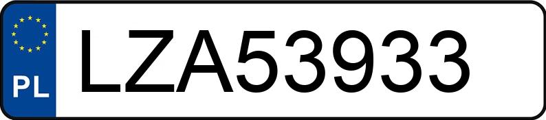 Numer rejestracyjny LZA 53933 posiada SKODA OCTAVIA - LZA53933 Numer rejestracyjny LZA 53933 posiada SKODA OCTAVIA - LZA53933