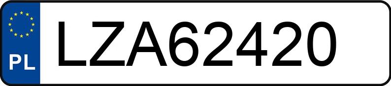 Numer rejestracyjny LZA 62420 posiada VOLKSWAGEN Passat B6 1.9 TDI MR`05 E4 Trendline - LZA62420