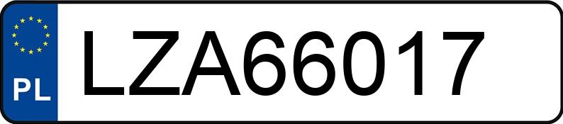 Numer rejestracyjny LZA 66017 posiada BMW X3 Diesel MR`07 E4 E83 2.0D - LZA66017