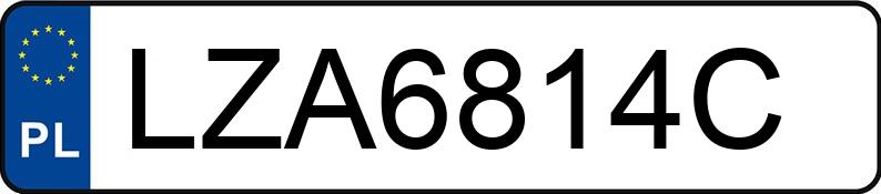 Numer rejestracyjny LZA 6814C posiada TOYOTA TOYOTA RAV4 - LZA6814C Numer rejestracyjny LZA 6814C posiada TOYOTA TOYOTA RAV4 - LZA6814C