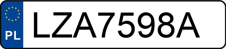 Numer rejestracyjny LZA 7598A posiada BMW 116D - LZA7598A