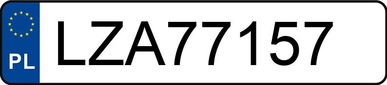Numer rejestracyjny LZA 77157 posiada FORD FOCUS - LZA77157 Numer rejestracyjny LZA 77157 posiada FORD FOCUS - LZA77157