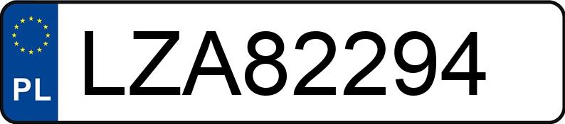 Numer rejestracyjny LZA 82294 posiada FORD FIESTA - LZA82294