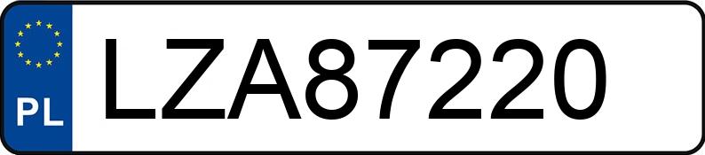 Numer rejestracyjny LZA 87220 posiada CADILLAC BLS 2.0 Kat. MR`06 E4 Business - LZA87220