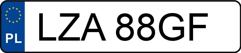 Numer rejestracyjny LZA 88GF posiada ZETOR 6245 - LZA88GF