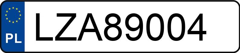 Numer rejestracyjny LZA 89004 posiada SKODA Octavia II 1.8 MR`09 E5 Elegance - LZA89004 Numer rejestracyjny LZA 89004 posiada SKODA Octavia II 1.8 MR`09 E5 Elegance - LZA89004