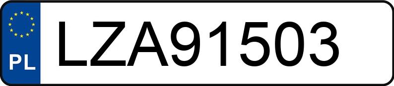 Numer rejestracyjny LZA 91503 posiada CHEVROLET LACETTI - LZA91503