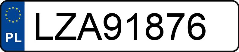 Numer rejestracyjny LZA 91876 posiada OPEL Astra II 2.0 DTH MR`98 E3 Club - LZA91876