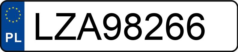 Numer rejestracyjny LZA 98266 posiada MITSUBISHI ASX - LZA98266