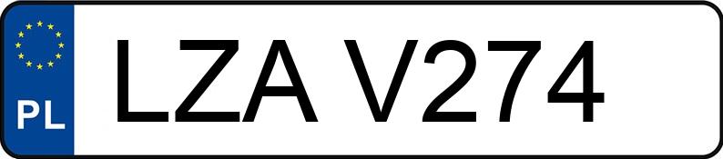 Numer rejestracyjny LZA V274 posiada ZETOR 3320 - LZAV274