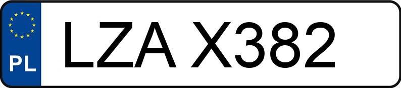 Die Registrierungsnummer LZA X382 hat SIMSON Skutery S 53 - LZAX382