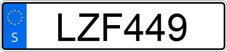 Numer rejestracyjny LZF449 posiada Toyota Verso