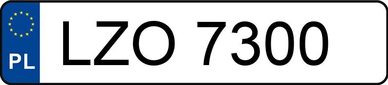 Numer rejestracyjny LZO7300 posiada MAN 18.272 M90 E1 18.0t FL