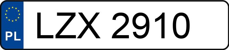 Numer rejestracyjny LZX 2910 posiada VOLKSWAGEN Transporter 2.4t Transporter 2.4t - LZX2910