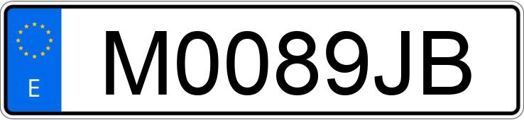Numer rejestracyjny M0089JB posiada MERCEDES 190 (201)