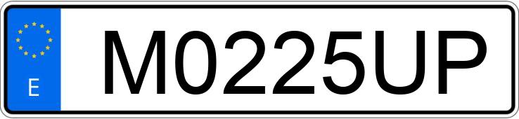 Numer rejestracyjny M0225UP posiada OPEL CORSA
